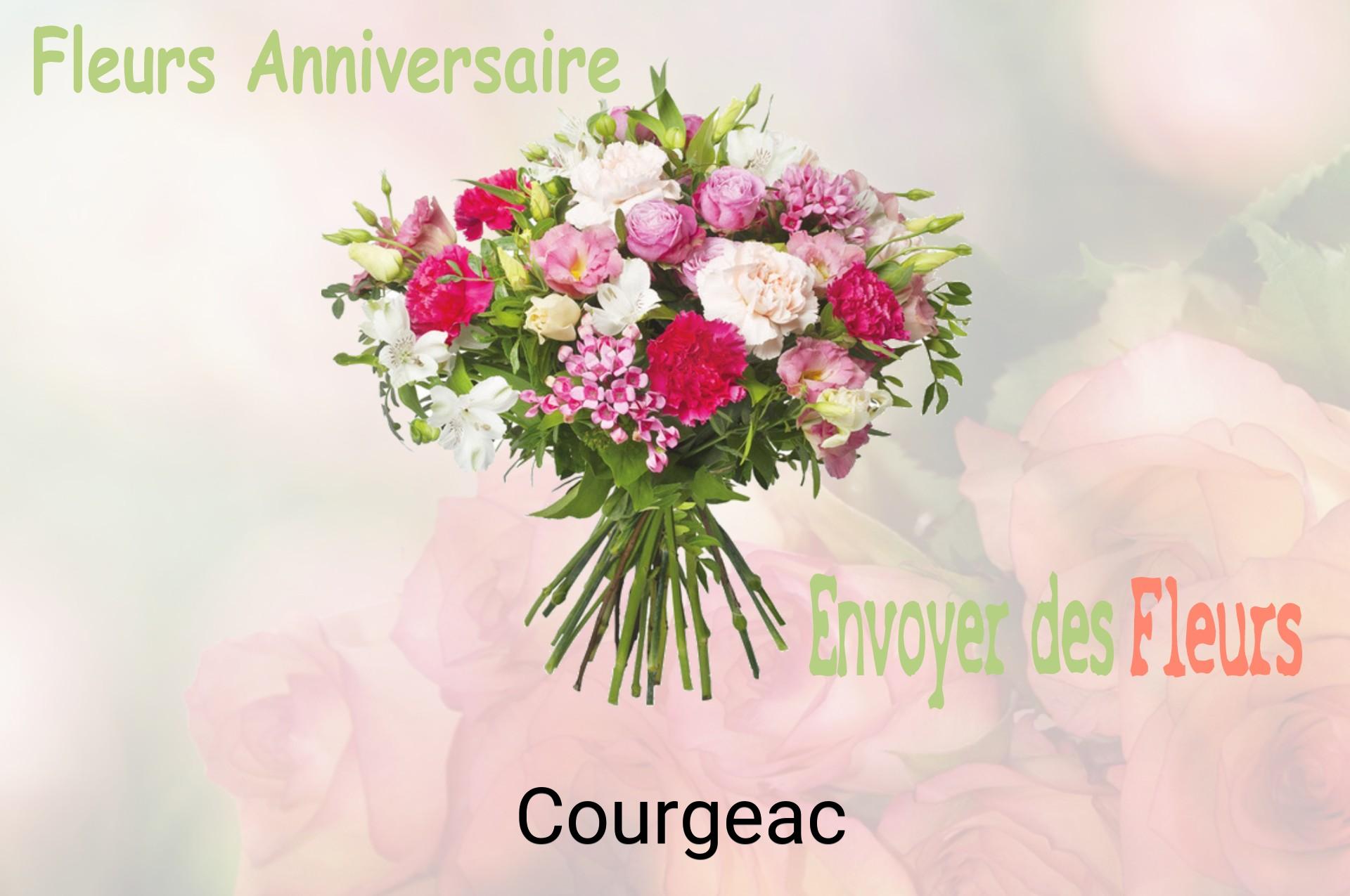 Bouquet de fleurs d’anniversaire livré à Courgeac