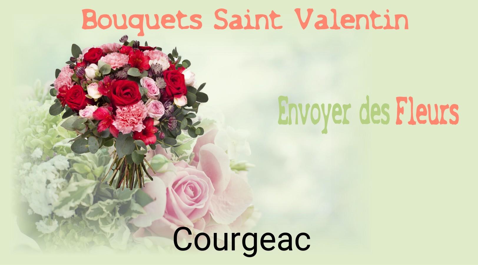 Roses de Saint-Valentin livrées à Courgeac